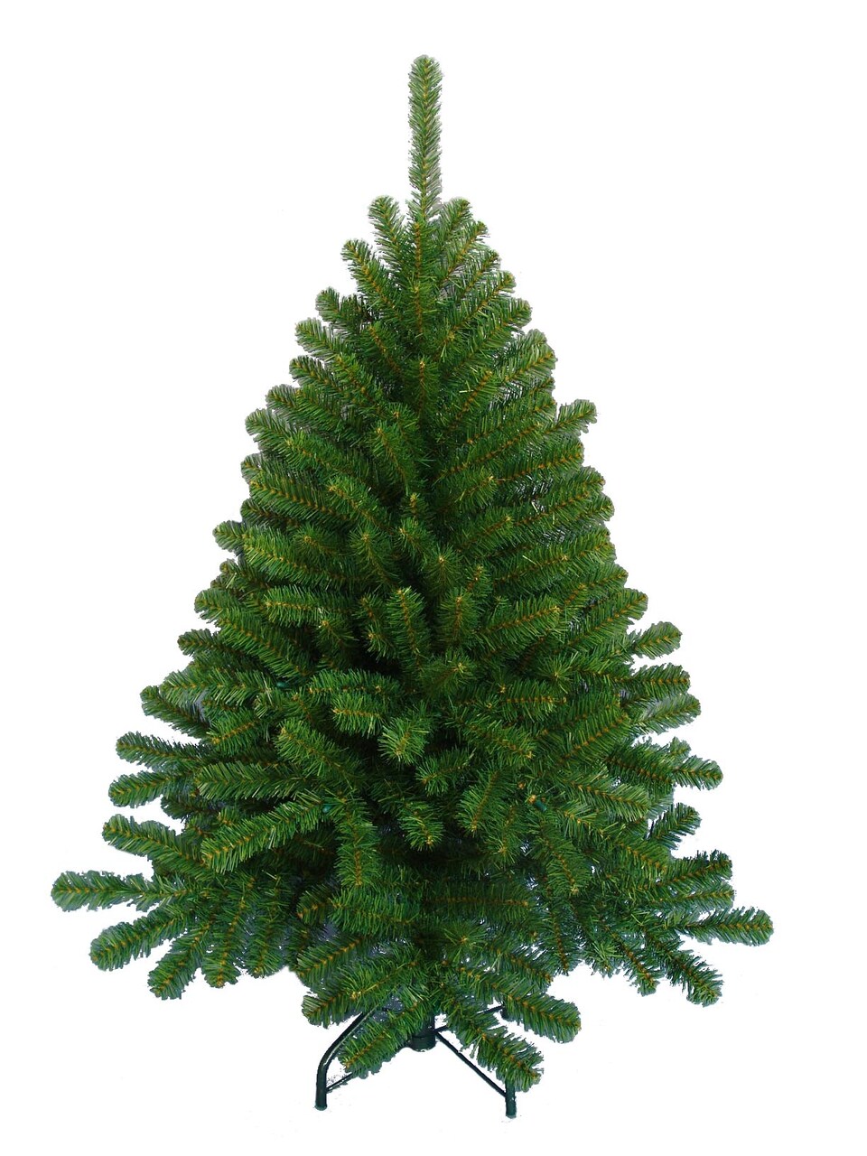 4.5-Foot Christmas Tree Artificial Spruce Tree with Realistic Design, Sturdy Metal Stand, and Indoor/Outdoor Versatility for Festive Holiday Decor - 2024 Christmas Collection, Floral Home by Artificial Flowers